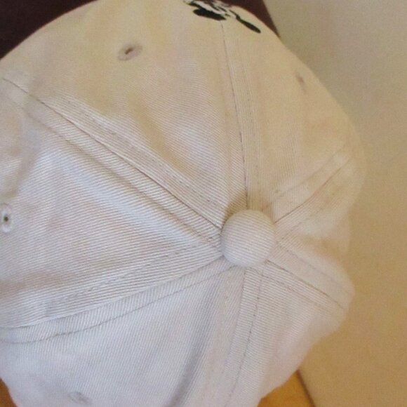 Disney Store Mickey Mouse Unisex Baseball Cap/Hat, Beige, Brown Brim, Adjustable - Picture 7 of 13